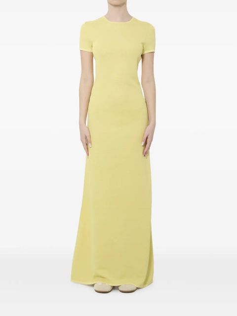 Jacquemus short-sleeved maxi dress - Yellow - zdjęcie produktu nr 1