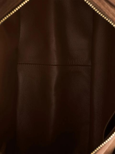 Prada medium Aimée suede shoulder bag - Brown