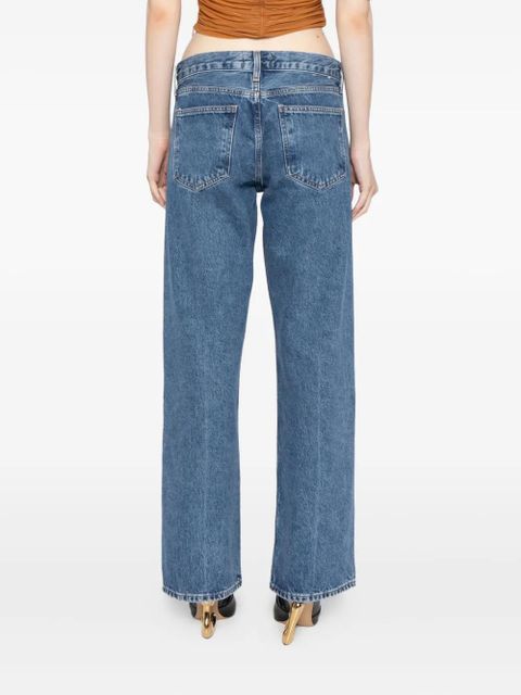 AGOLDE low-rise loose jeans - Blue