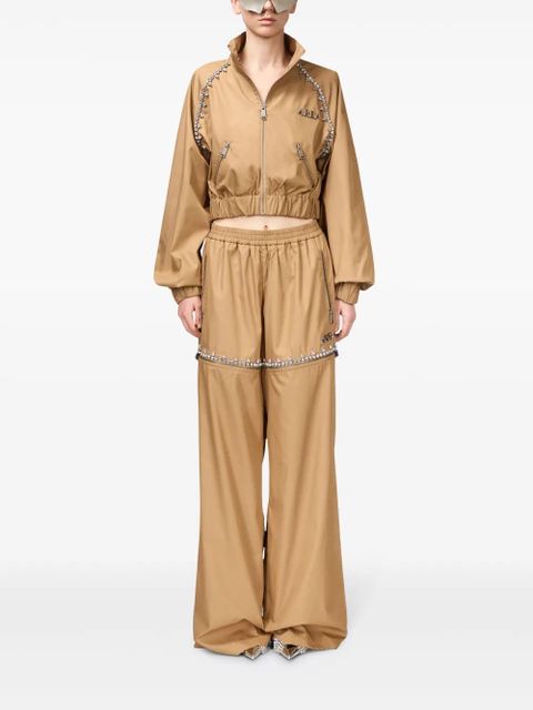 AREA crystal-embellished jacket - Brown - zdjęcie produktu nr 2