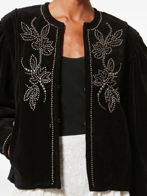 ISABEL MARANT Pietra embellished jacket - Black