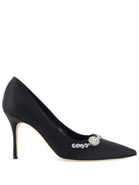Manolo Blahnik 90mm Fabio pumps - Black - zdjęcie produktu nr 1