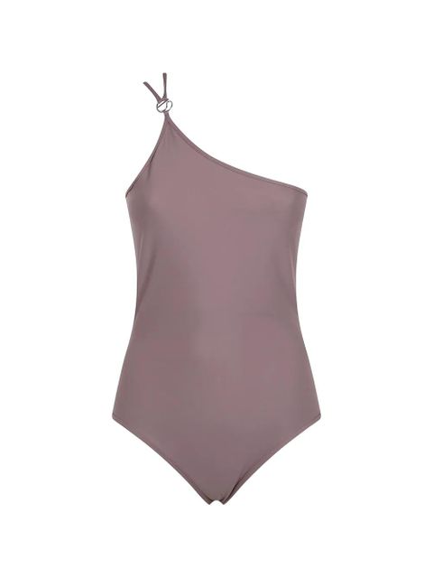 Coperni one-shoulder logo-ring swimsuit - Purple - zdjęcie produktu nr 1