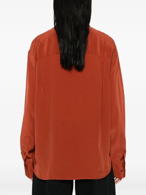 Essentiel Antwerp Jordana pocket shirt - Brown