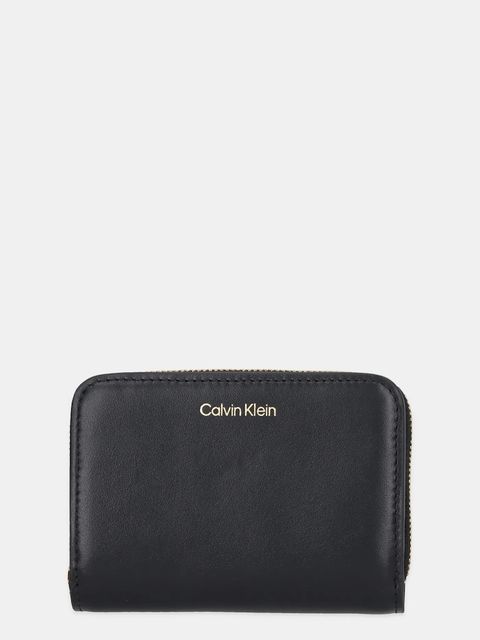 Calvin Klein portfel skórzany damski kolor czarny LV04F1075G - zdjęcie produktu nr 1