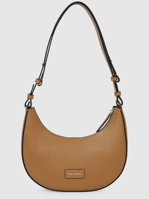 Karl Lagerfeld torebka K/CIRCLE kolor brązowy A3W30060