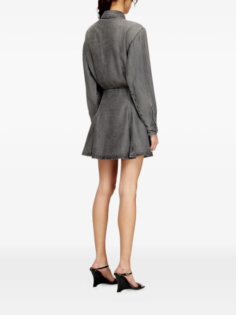 Diesel De-Drevia-S patch mini dress - Grey