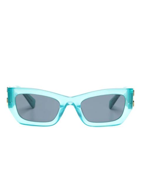 Miu Miu Eyewear logo-plaque arm sunglasses - Blue - zdjęcie produktu nr 1