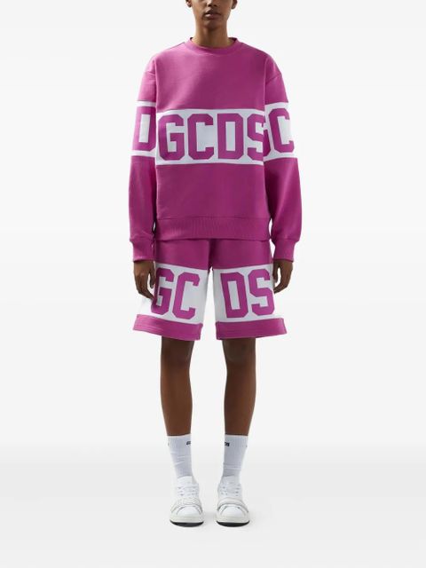 GCDS logo-print track shorts - Pink - zdjęcie produktu nr 2