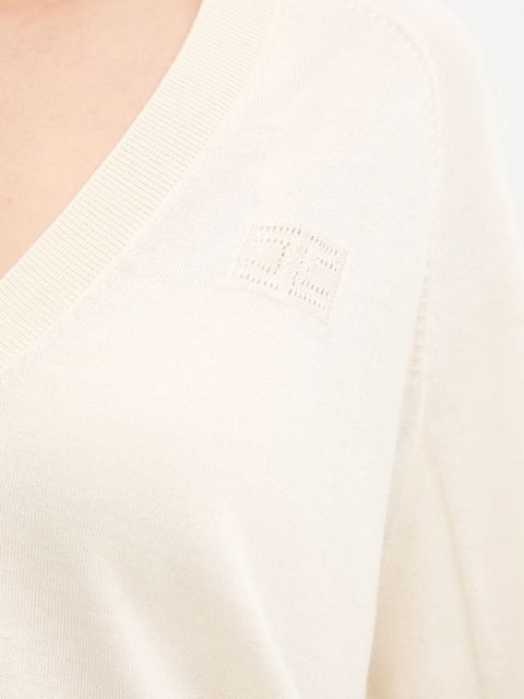 Elisabetta Franchi sweter z dodatkiem wełny damski kolor beżowy lekki MK34S57E2