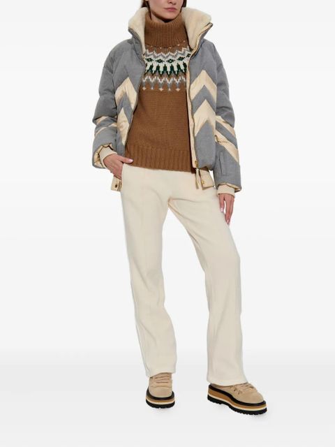 BOGNER Ingrid patterned turtleneck sweater - Brown - zdjęcie produktu nr 2