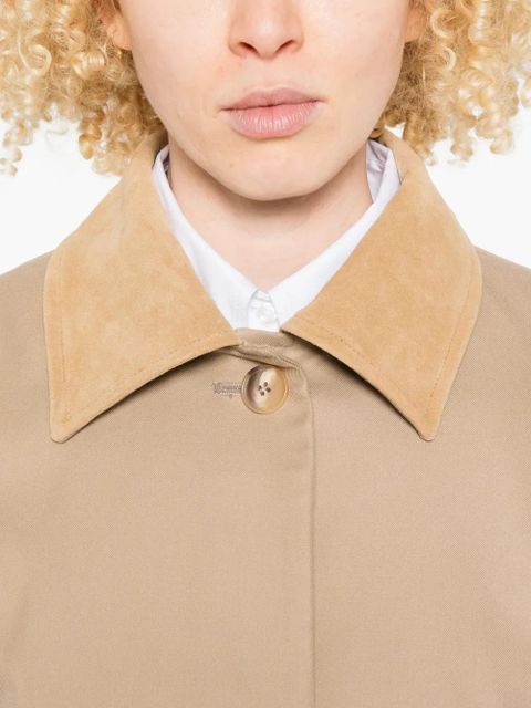 Róhe contrast-collar bomber jacket - Neutrals