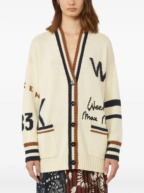 Weekend Max Mara Blasone striped button cardigan - Neutrals - zdjęcie produktu nr 2