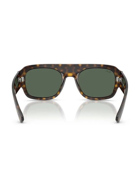 Ray-Ban okulary przeciwsłoneczne kolor brązowy 0RB2218