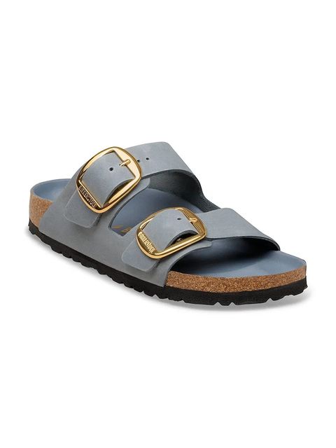 Birkenstock klapki damskie nubukowe Arizona - zdjęcie produktu nr 1