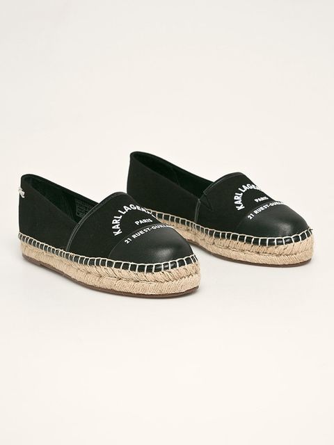 Karl Lagerfeld - Espadryle KL80108 - zdjęcie produktu nr 1