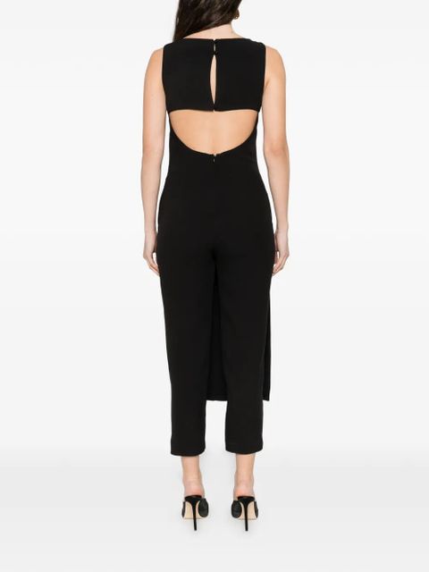 PINKO rhinestone-embellished jumpsuit - Black