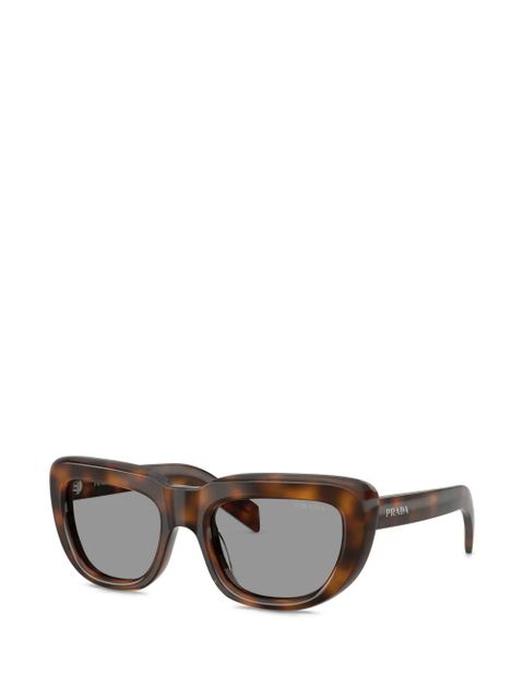 Prada Eyewear browline sunglasses - Brown - zdjęcie produktu nr 2