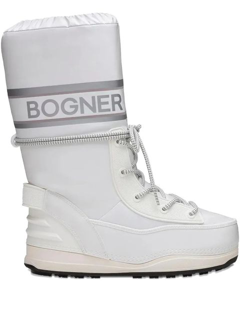 BOGNER logo lace-up snow boots - White - zdjęcie produktu nr 1