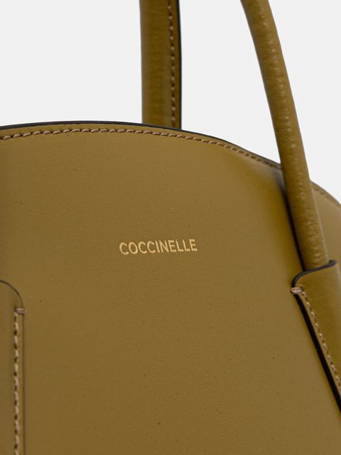 Coccinelle torebka skórzana TYLDE kolor zielony E1 U7K 18 02 01 - zdjęcie produktu nr 2