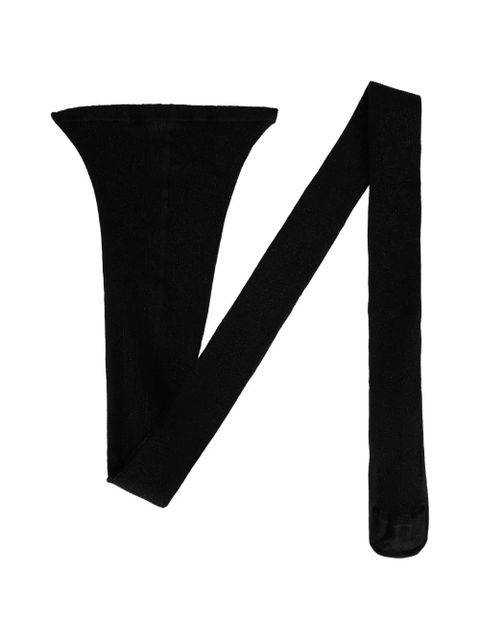 Valentino Garavani ribbed tights - Black - zdjęcie produktu nr 1