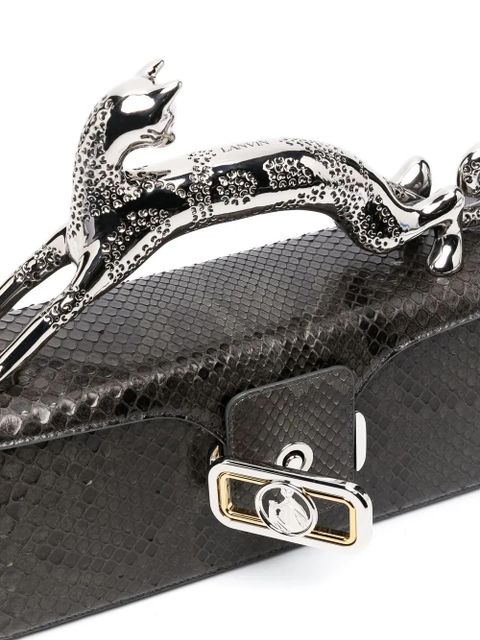 Lanvin snakeskin mini tote - Grey