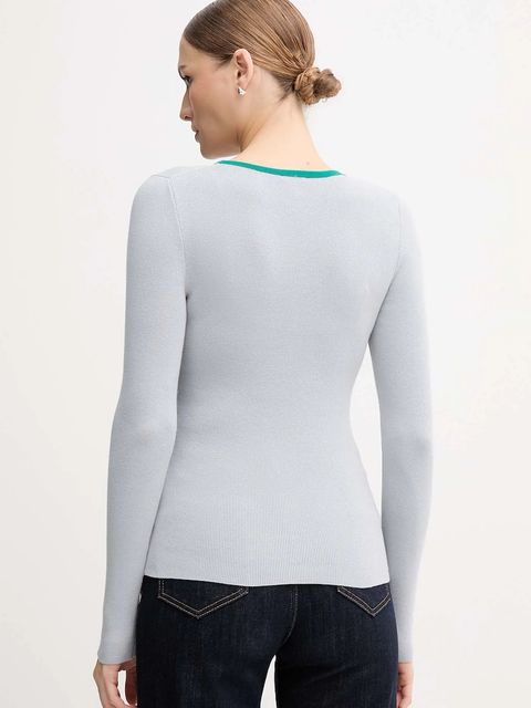 Calvin Klein Jeans sweter damski kolor szary LV044D360G