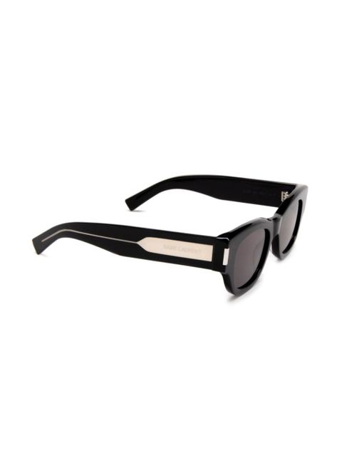 Saint Laurent Eyewear naked wire core cat-eye sunglasses - Black