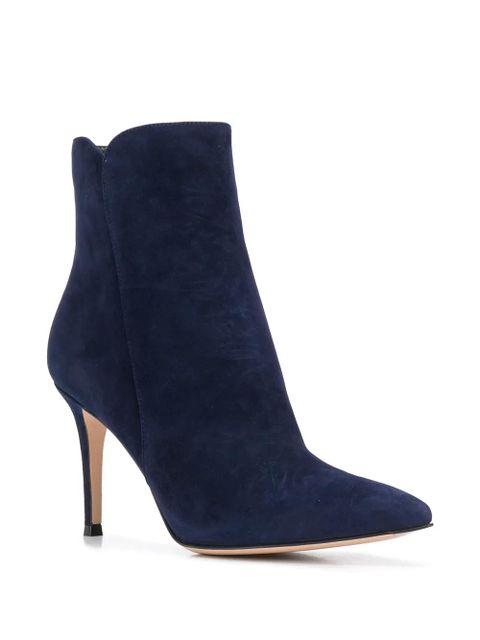 Gianvito Rossi Levy 85mm ankle boots - Blue