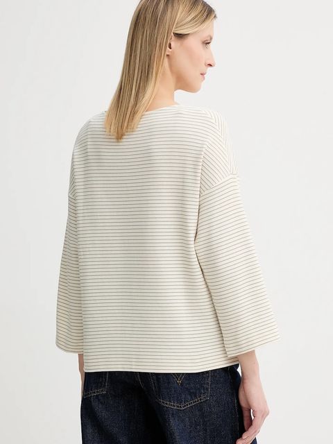 Marc O'Polo longsleeve kolor beżowy 506300352085