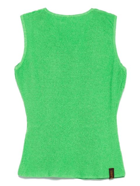 Isa Boulder V-neck top - Green - zdjęcie produktu nr 2