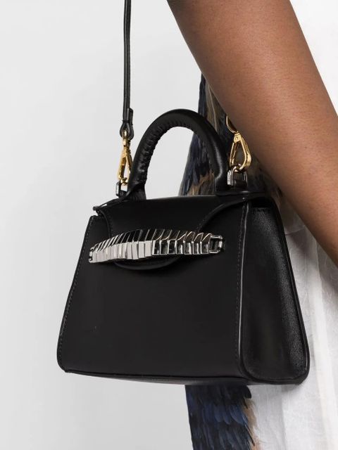 Elleme structured mini-cross body bag - Black