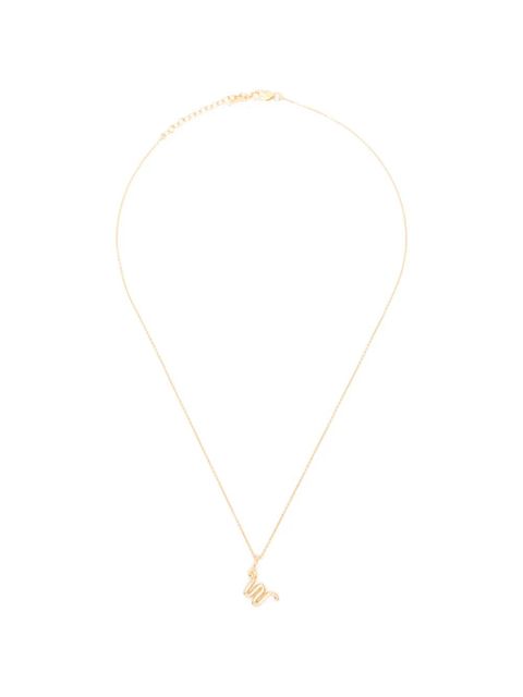 Missoma Curly Molten initial-W necklace - Gold - zdjęcie produktu nr 1