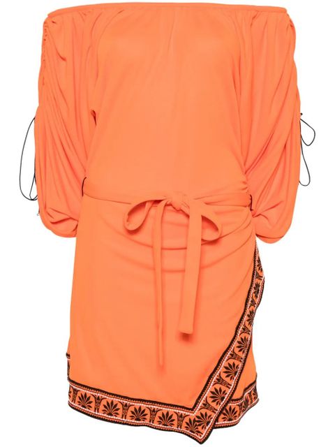 Rabanne belted mini dress - Orange - zdjęcie produktu nr 1