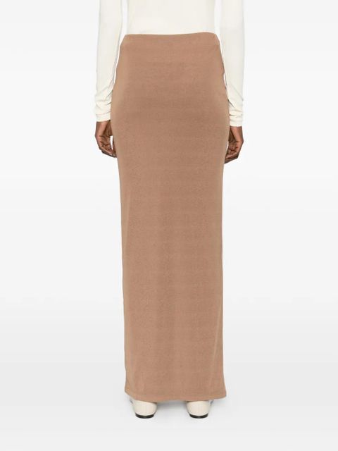 Nanushka button-down maxi skirt - Neutrals