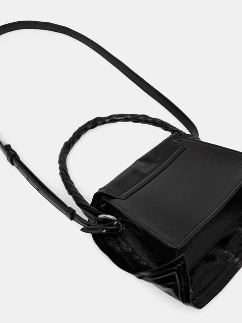 Y/Project torebka skórzana WIRE BAG kolor czarny 620BA007