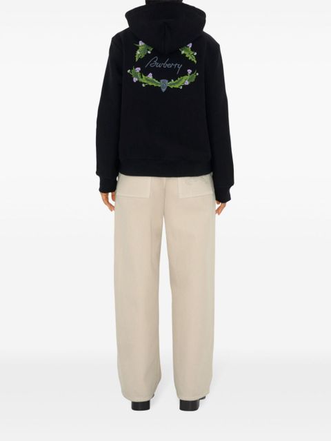 Burberry Thistle logo hoodie - Black