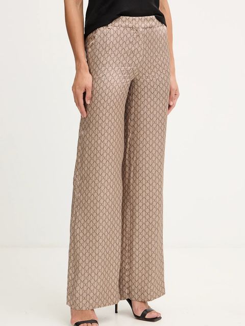 Marciano by Guess spodnie LOREDANA damskie kolor brązowy proste medium waist 5YGB24 7298A - zdjęcie produktu nr 1