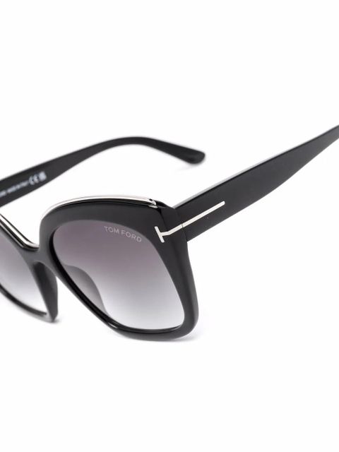 TOM FORD Eyewear oversized-frame sunglasses - Black