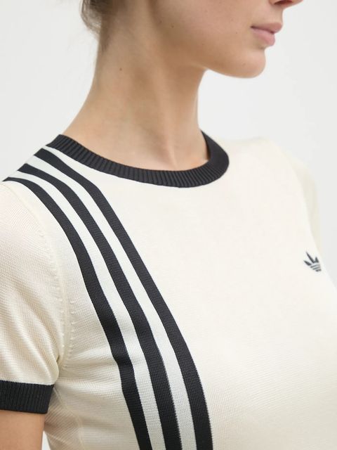 adidas Originals t-shirt KNITTED 3S TEE