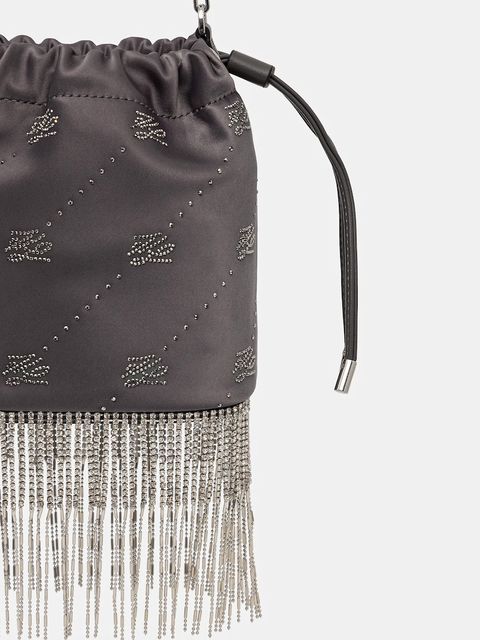 Karl Lagerfeld torebka K/SOIREE kolor szary A4W30112 - zdjęcie produktu nr 2