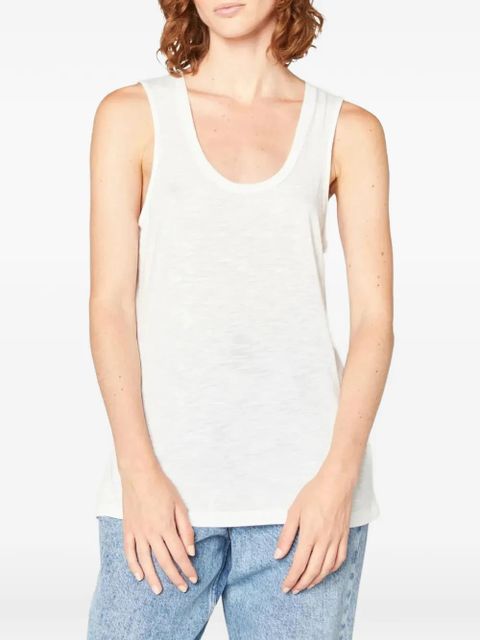 American Vintage Jacksonville scoop-neck tank top - White