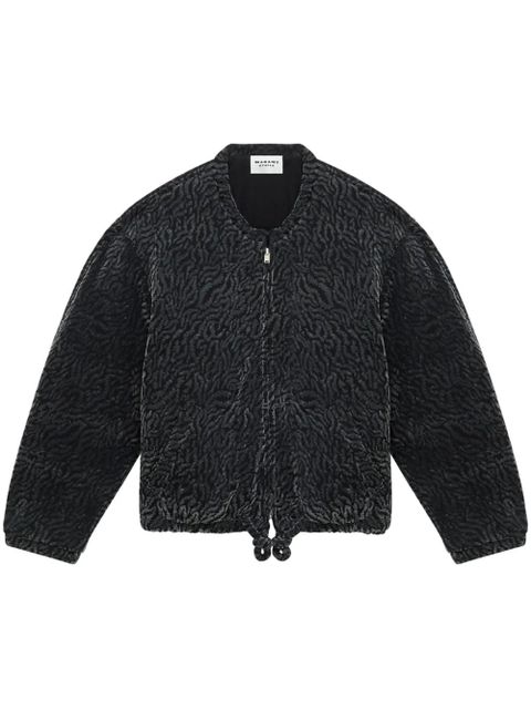 MARANT ÉTOILE Abelina bomber jacket - Black - zdjęcie produktu nr 1