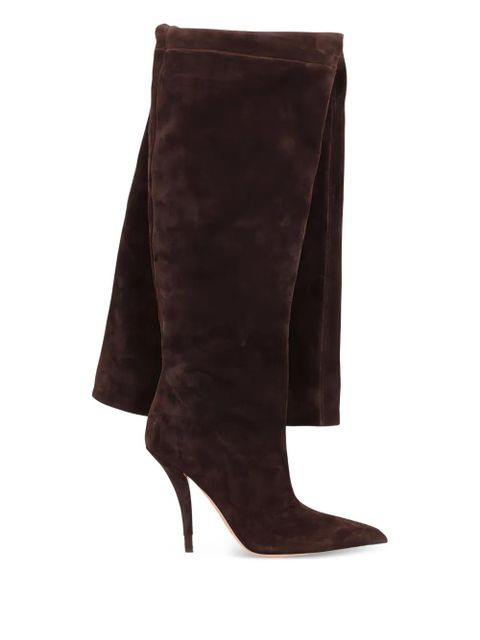 Paris Texas 105mm Jessica pointed boots - Brown