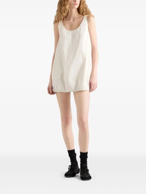 Prada pongé sleeveless mini dress - Neutrals - zdjęcie produktu nr 2