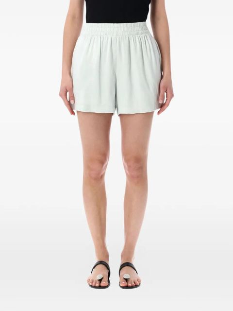 ANINE BING Kam elasticated shorts - Green - zdjęcie produktu nr 1