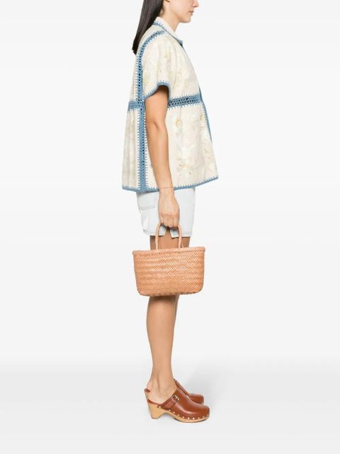 DRAGON DIFFUSION Flat Gora leather tote bag - Neutrals - zdjęcie produktu nr 2