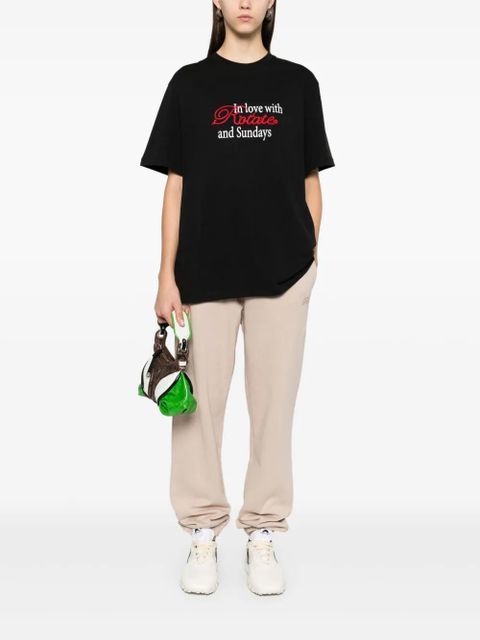 ROTATE BIRGER CHRISTENSEN lightweight-jersey T-shirt - Black