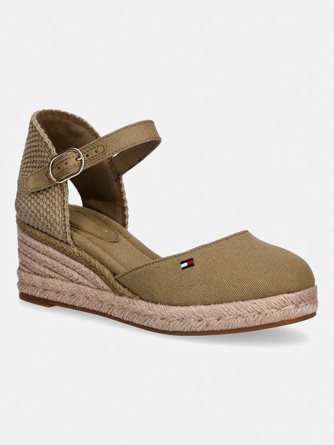 Tommy Hilfiger espadryle damskie MID WEDGE ESPAD CLOSED TOE - zdjęcie produktu nr 2