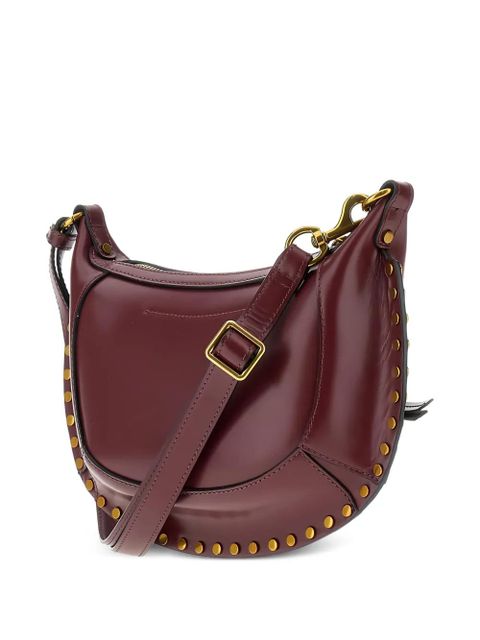 ISABEL MARANT Oskan studded shoulder bag - Red - zdjęcie produktu nr 2